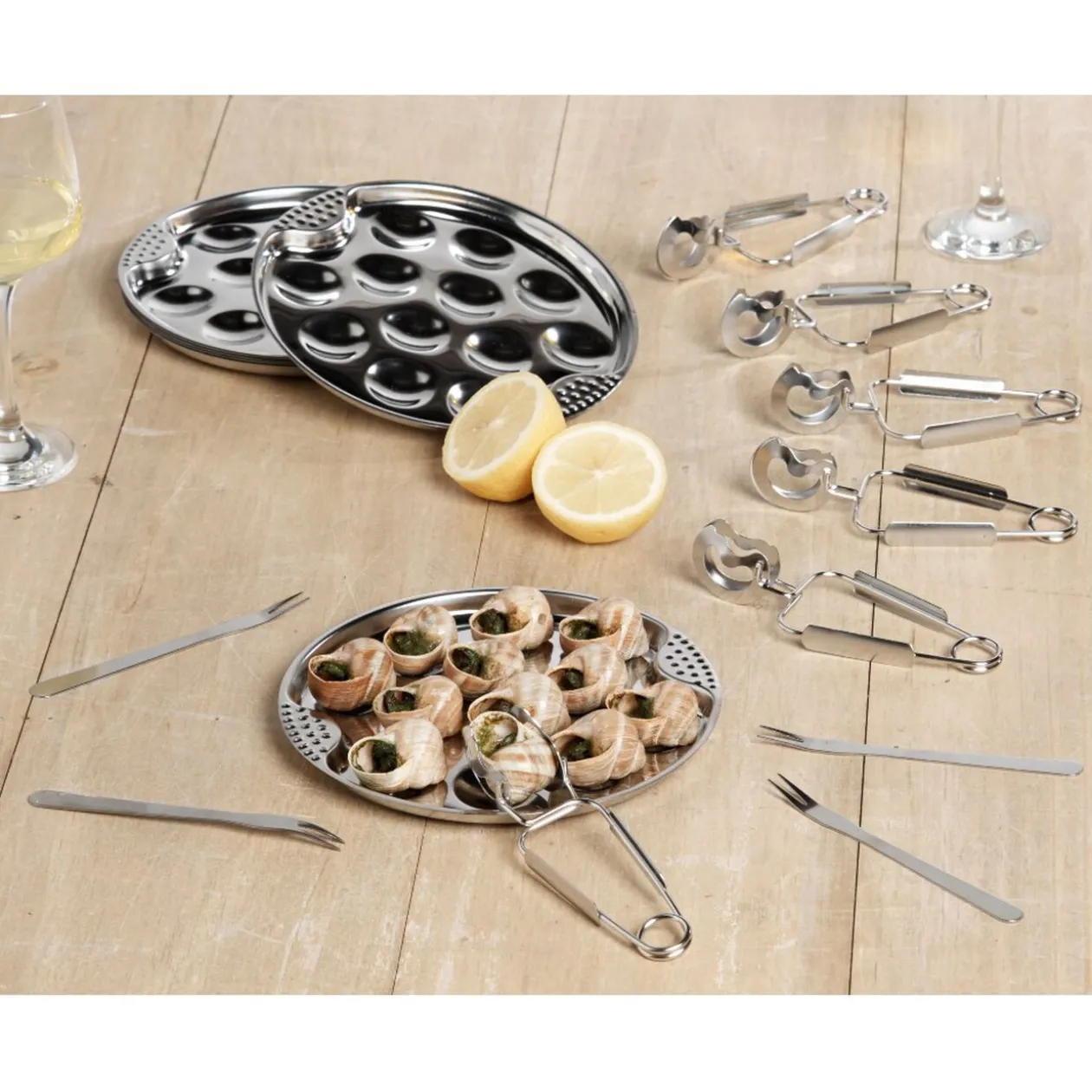 Service à escargots 18 pcs