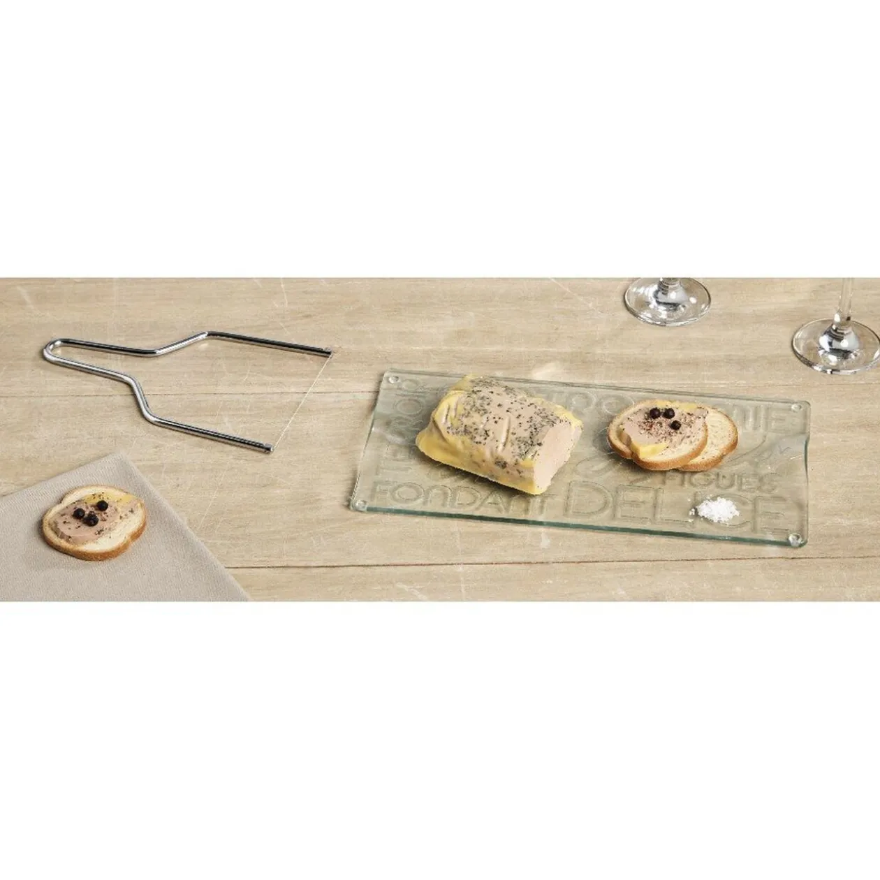 Service à foie gras 2 pièces