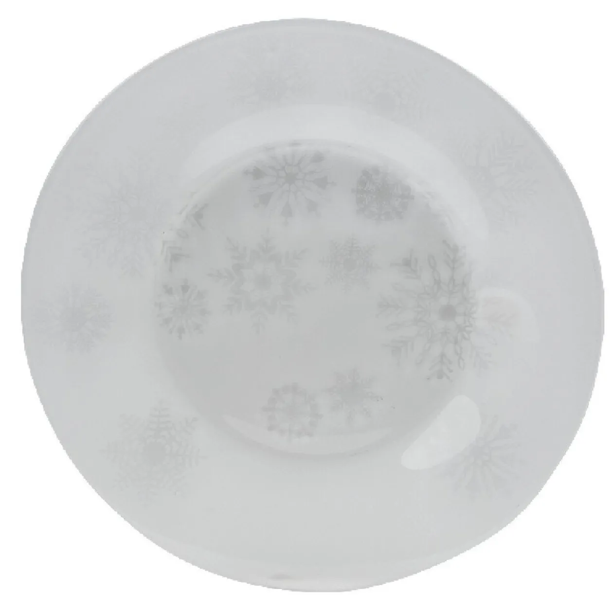 Service à vaisselle en verre 12 assiettes collection Noël tradition