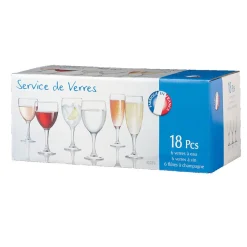 Service 18 verres