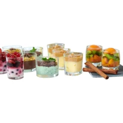 Service 24 verrines en verre