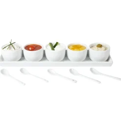 Service apéritif à sauce