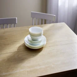 Service vaisselle opale 12 pièces