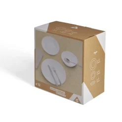 Service vaisselle opale 12 pièces