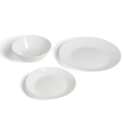 Service vaisselle opale 12 pièces