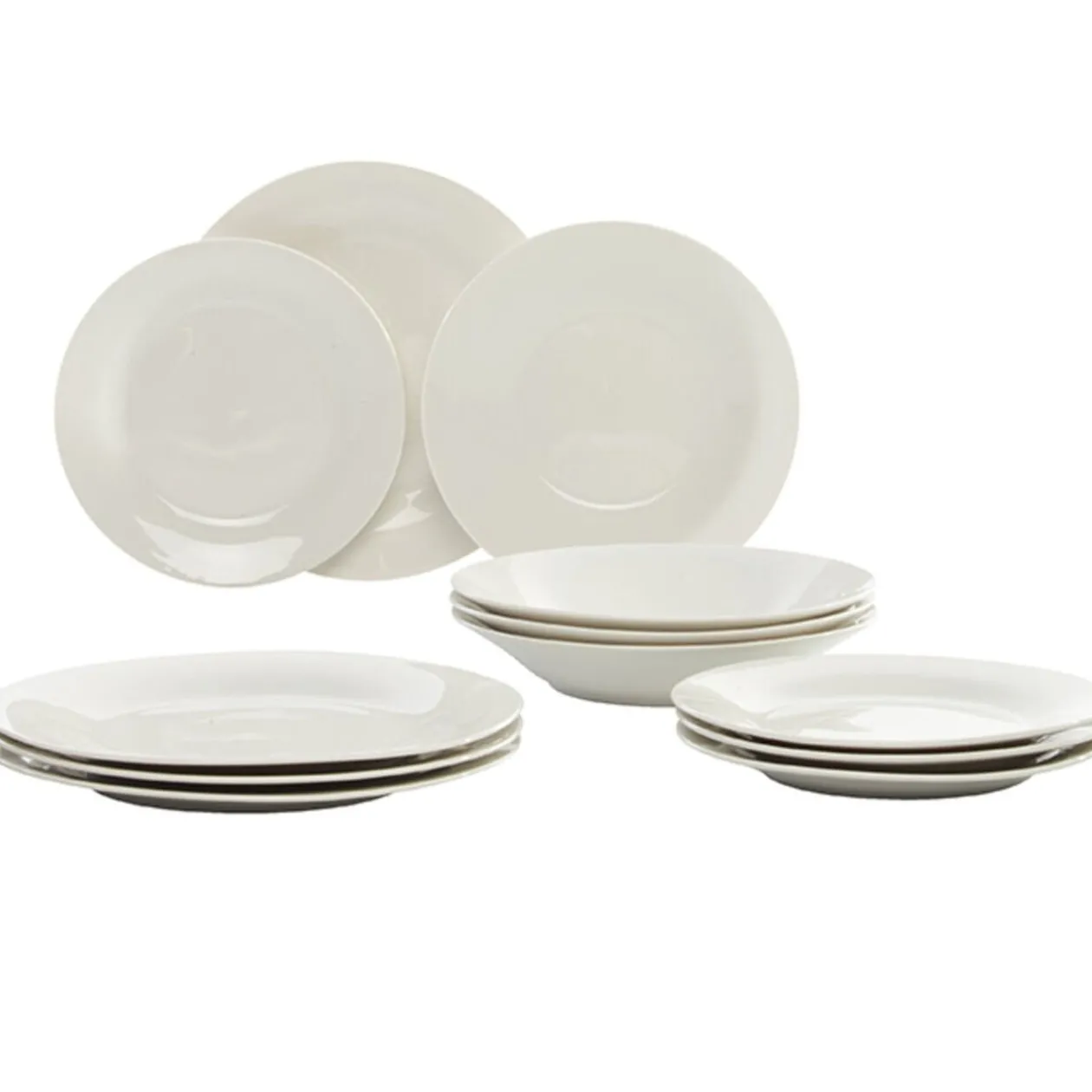 Service vaisselle porcelaine blanche