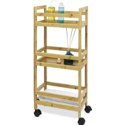 Serviteur bambou 3 niveaux