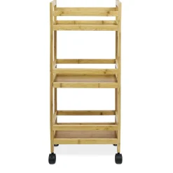 Serviteur bambou 3 niveaux