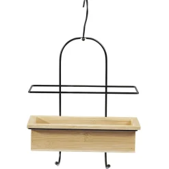 Serviteur de douche bambou avec crochets