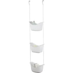 Serviteur de douche blanc 3 étages