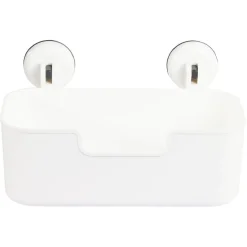 Serviteur de douche blanc fixation ventouses