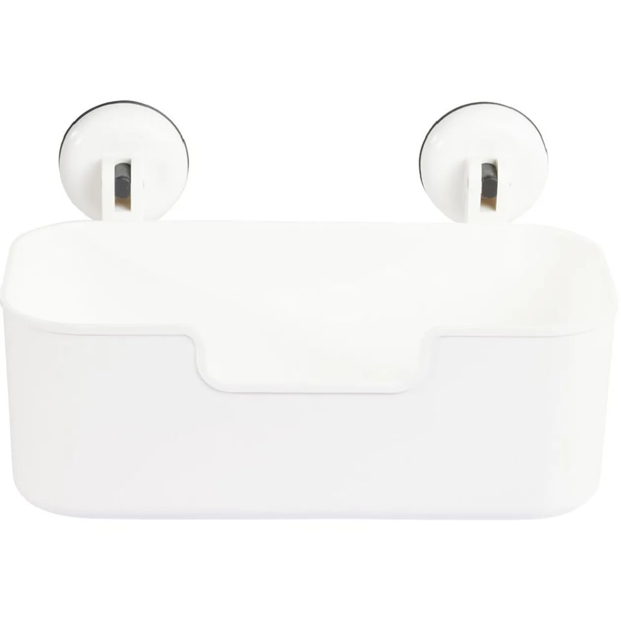 Serviteur de douche blanc fixation ventouses