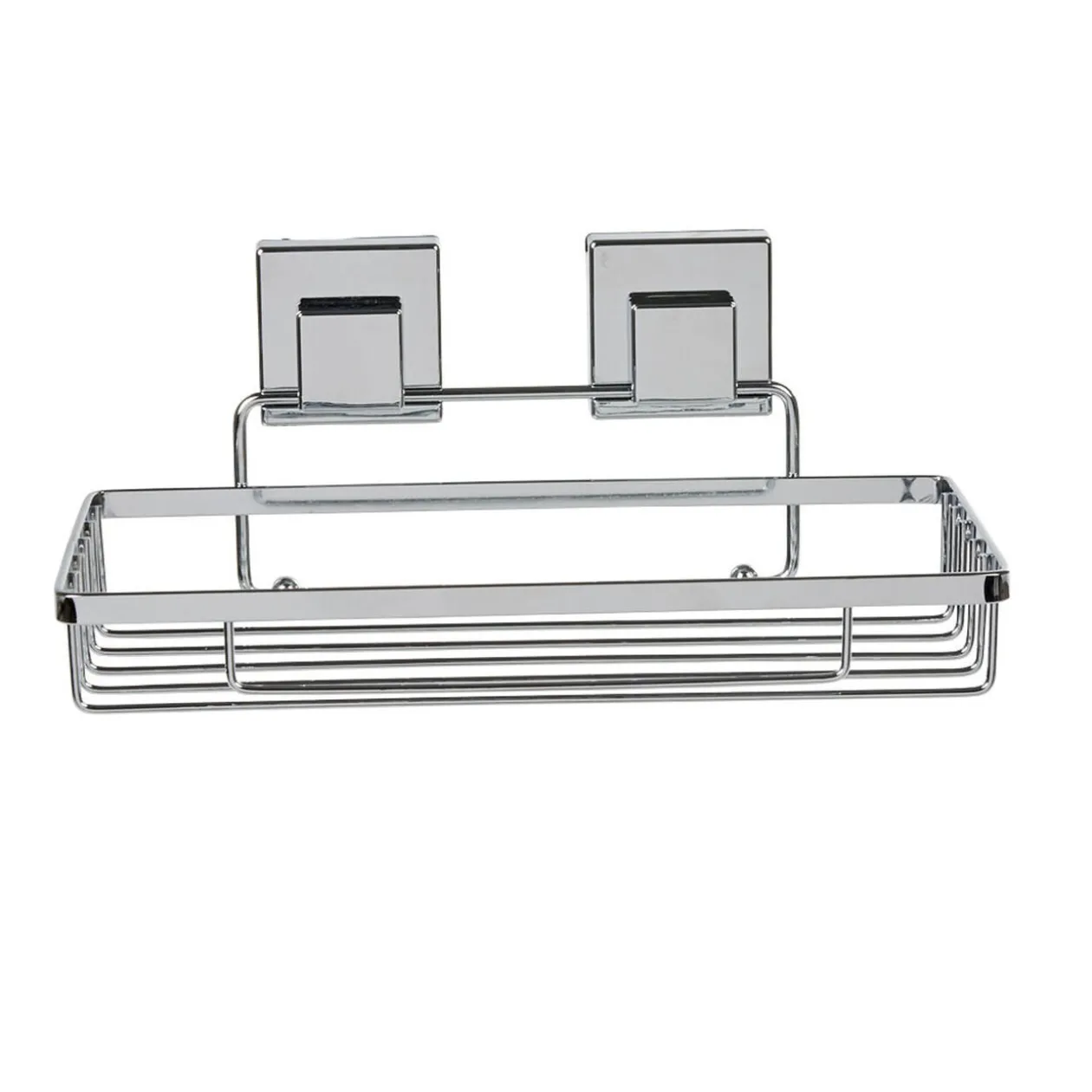 Serviteur de douche simple à ventouse gris