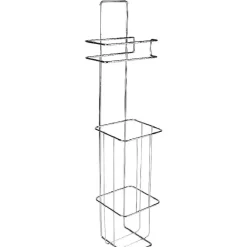 Serviteur papier toilette gris chromé