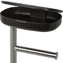 Serviteur WC 3 en 1 avec brosse dérouleur et support compartimenté