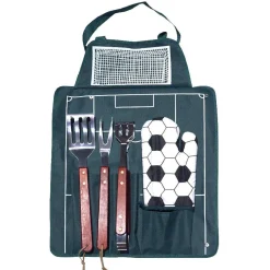 Set barbecue design football