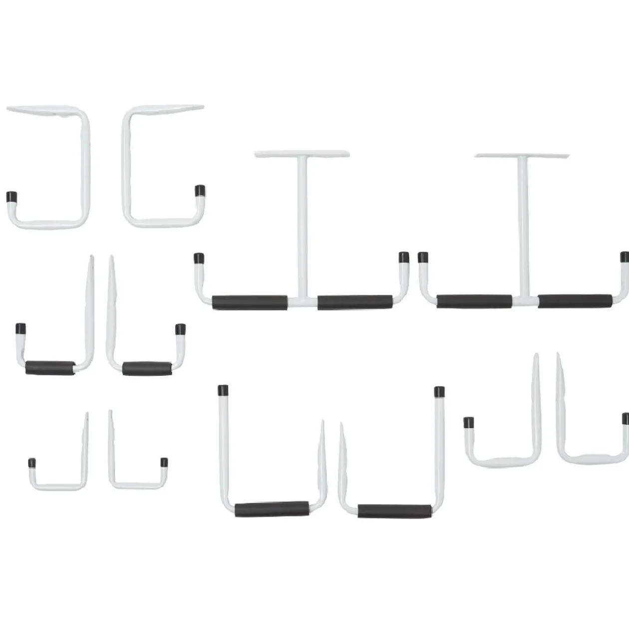 Set crochets bricolage blancs x12