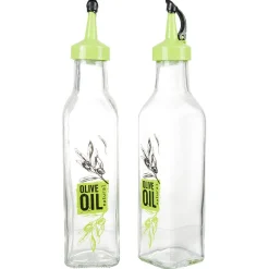 Set huilier et vinaigrier en verre