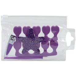 Set pédicure 5 pièces orange