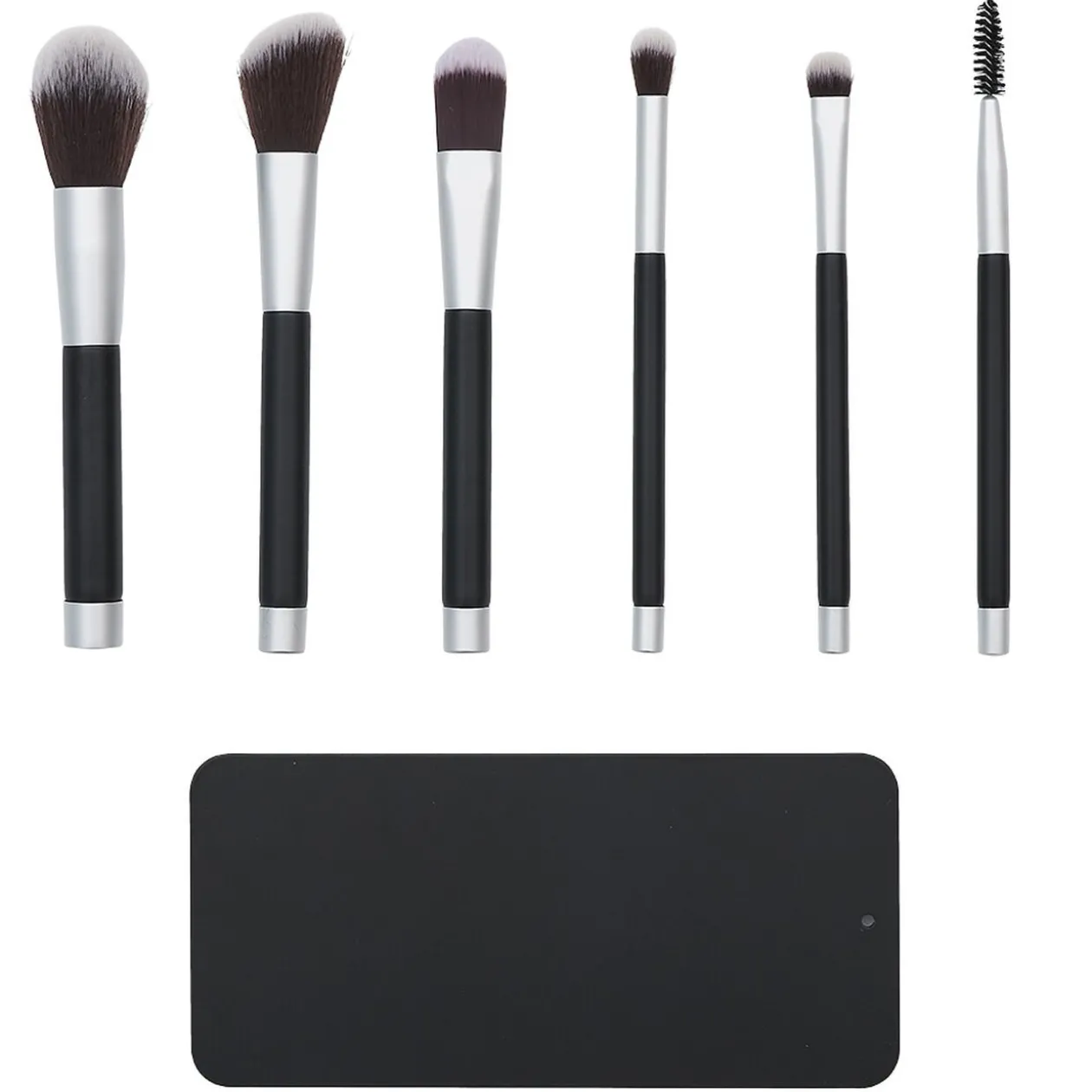 Set pinceaux cosmétiques avec support magnétique
