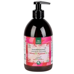 Shampooing cheveux colorés hibiscus bio et grenade bio