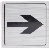 Signalétique adhésive "flèche directionnelle" - 8x8 cm