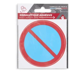 Signalétique adhésive "Stationnement interdit" - 8x8 cm