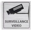Signalétique adhésive "Surveillance vidéo" - 8x8 cm
