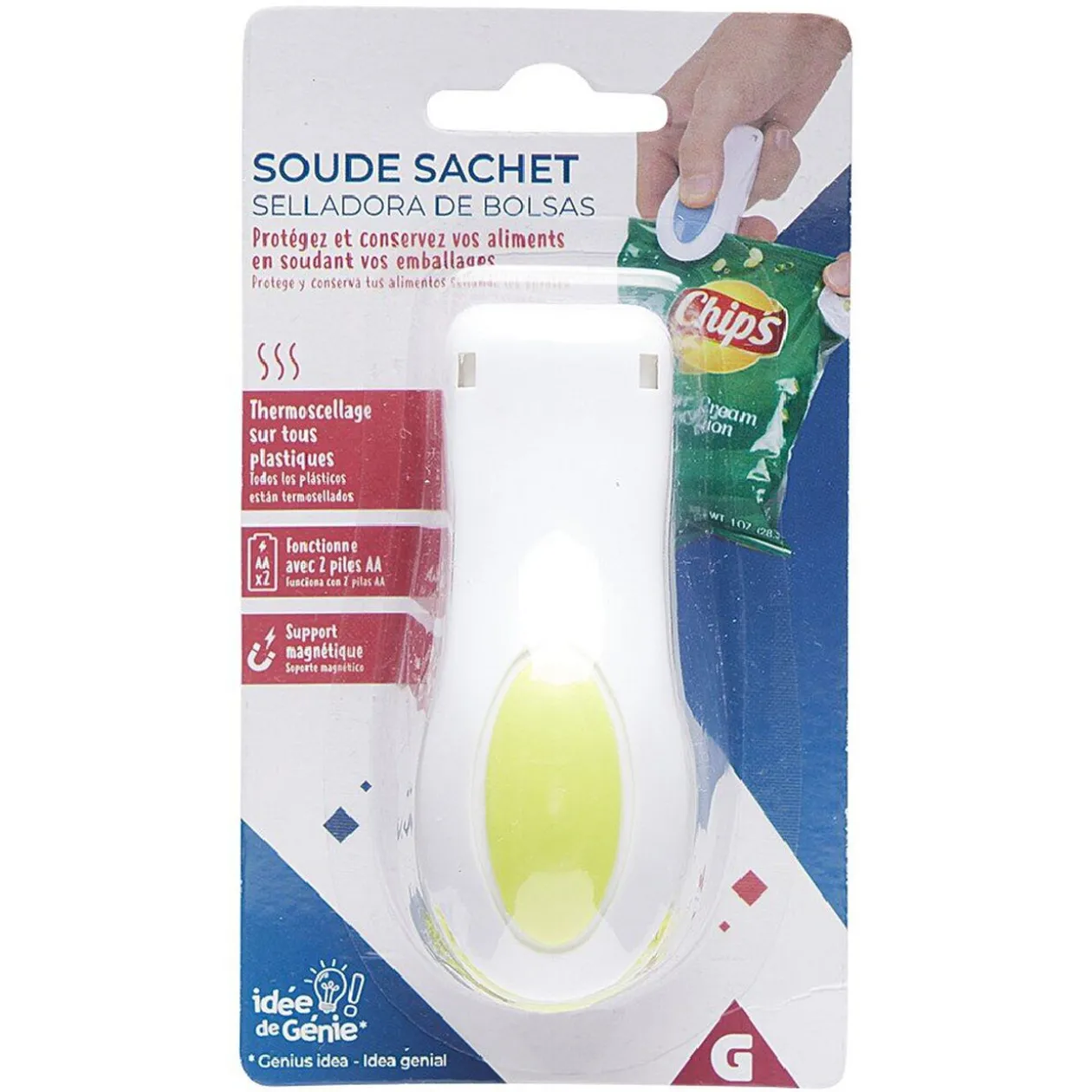 Soude sachet plastique