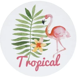 Sous verre design tropical x6