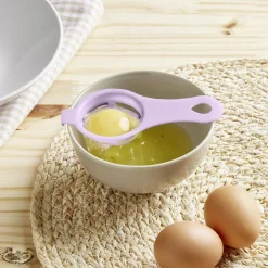 Séparateur blanc d'oeuf plastique bleu ou rose