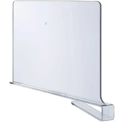 Séparateur d'étagère transparent x2