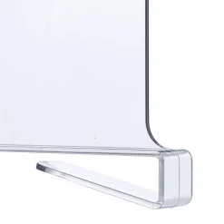 Séparateur d'étagère transparent x2