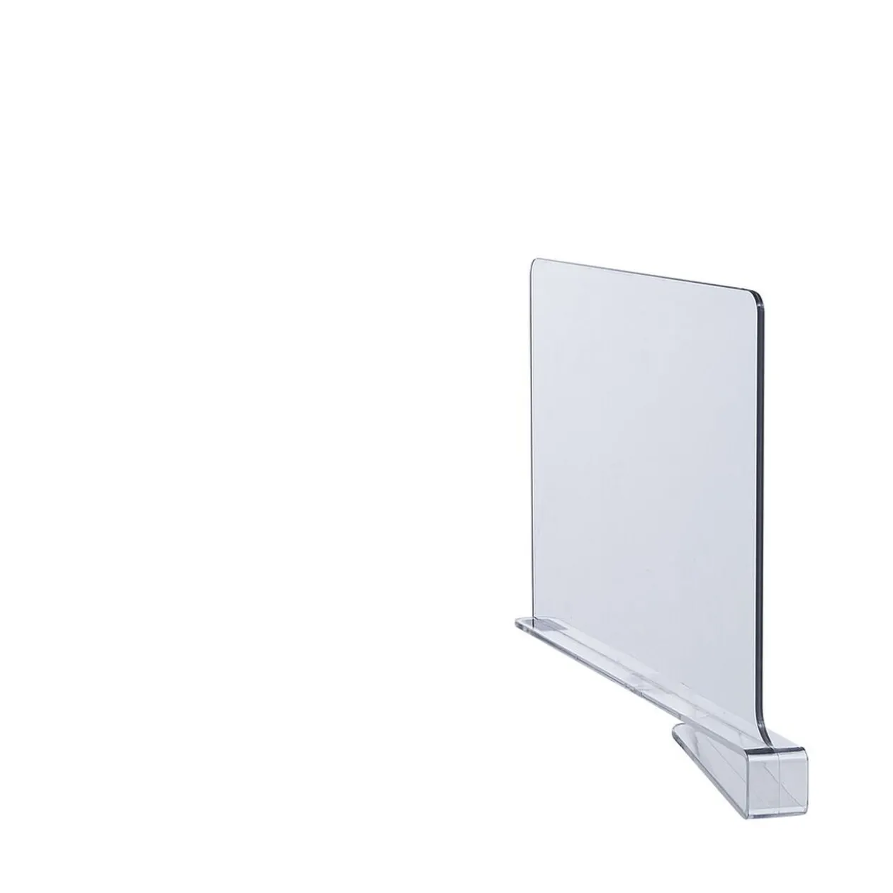 Séparateur d'étagère transparent x2