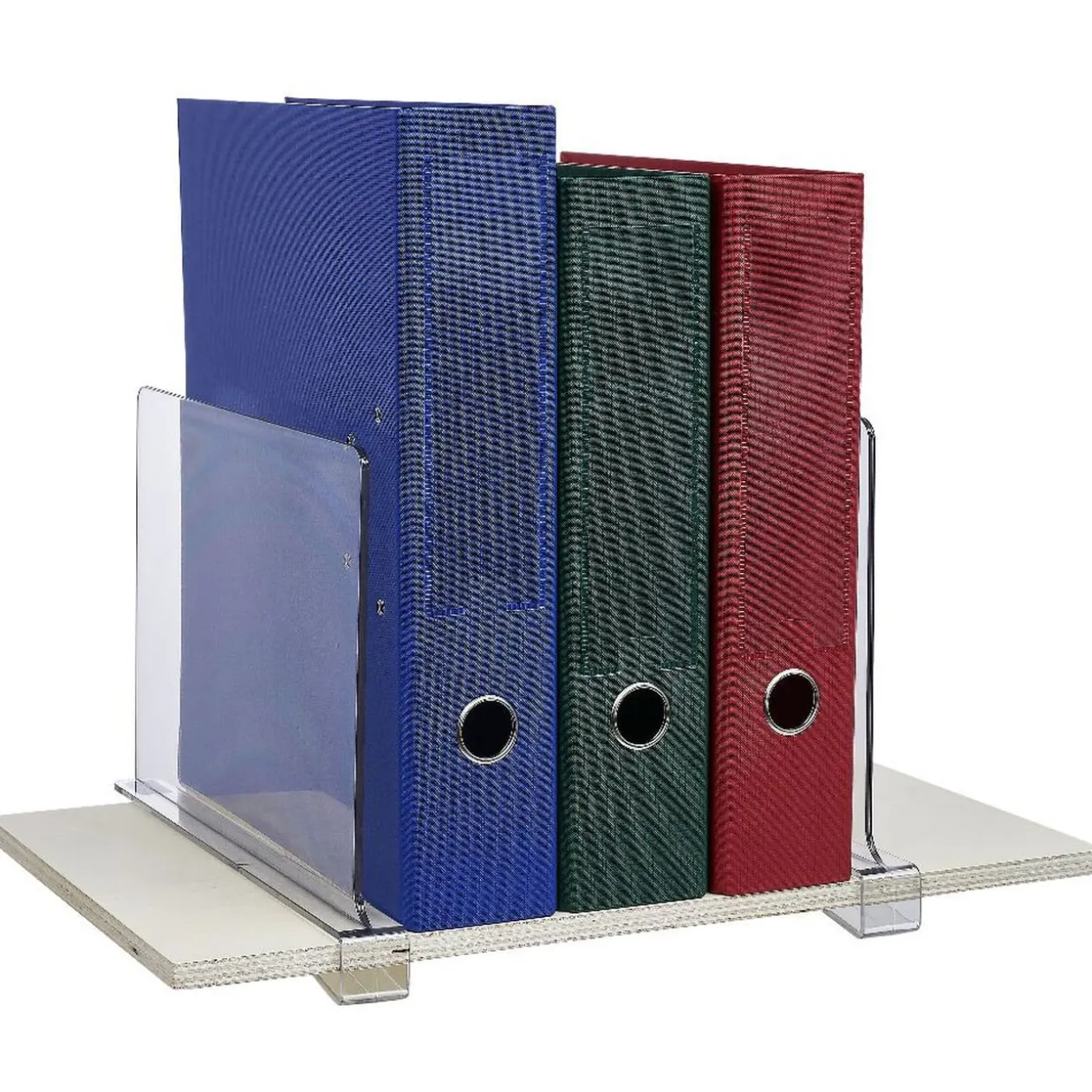 Séparateur d'étagère transparent x2