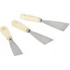Spatule inox x3 largeur 30, 50 et 80 mm