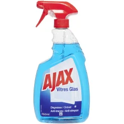 Spray Ajax pour vitres dégraissant et anti-traces 750 ml