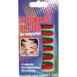 Sticker ongles supporter Portugal x14