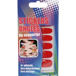 Sticker ongles supporter Turquie x14