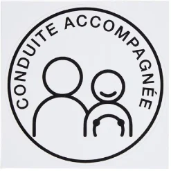 Sticker voiture jeune conducteur