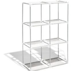 Structure 6 casiers gris