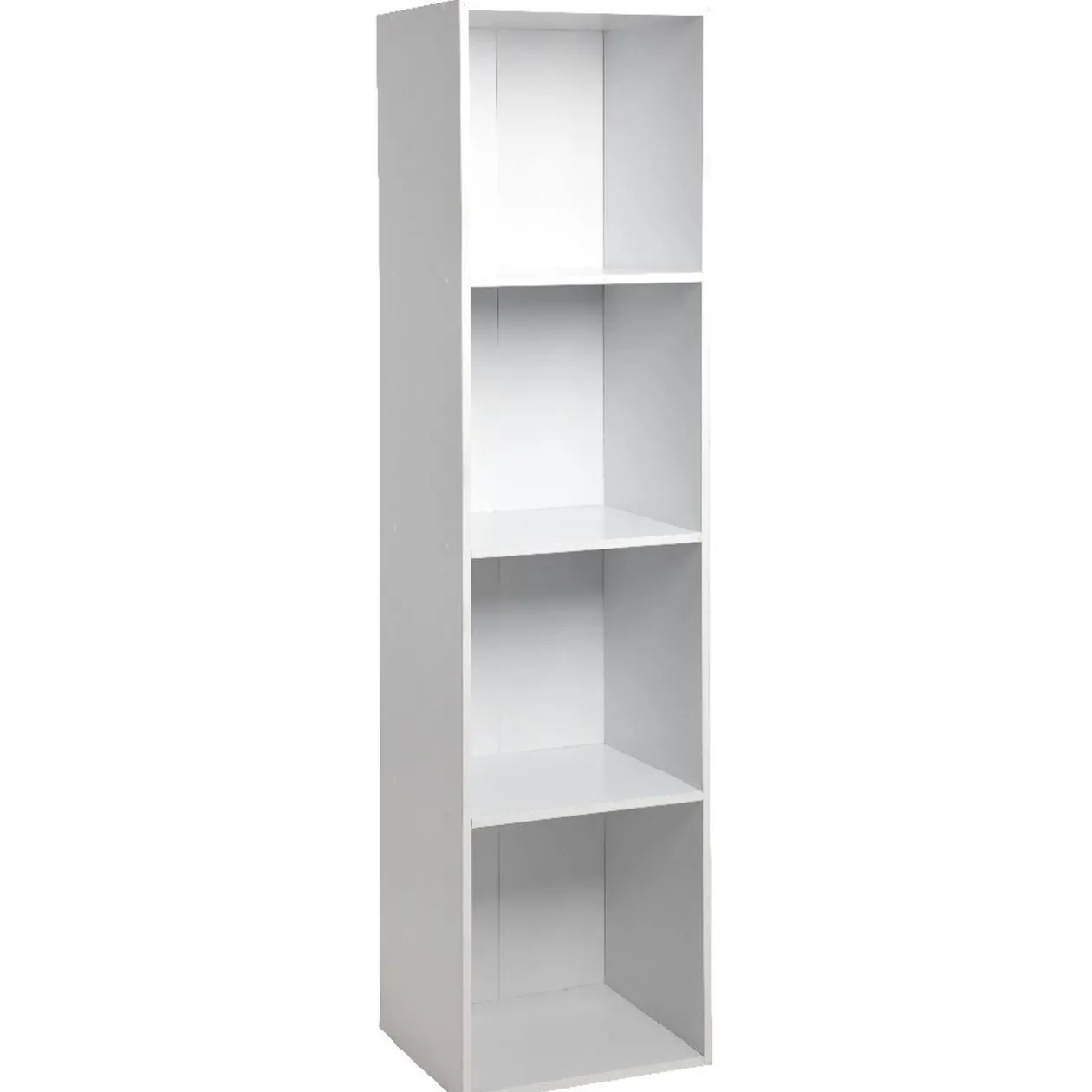 Structure Box Cube 4 cases 35,2x30xH.137,2cm bois blanc