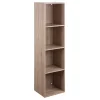 Structure Box Cube 4 cases en bois marron