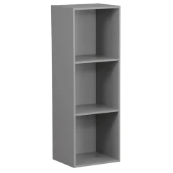 Structure Box Cube 3 cases 35x30x105cm bois gris