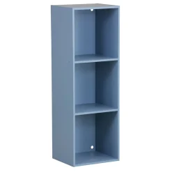 Structure Box Cube 3 Cases Bleu - 35,2x30xH103,2 cm