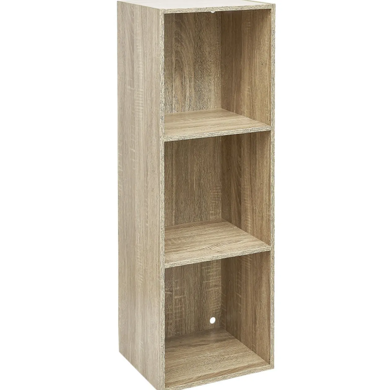 Structure Box Cube 3 cases 35x30x105cm bois marron