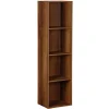 Structure Box Cube 4 cases 35,2x30x137,2cm bois marron