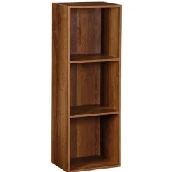 Structure Box Cube 3 cases 35,2x30x103,2cm bois marron