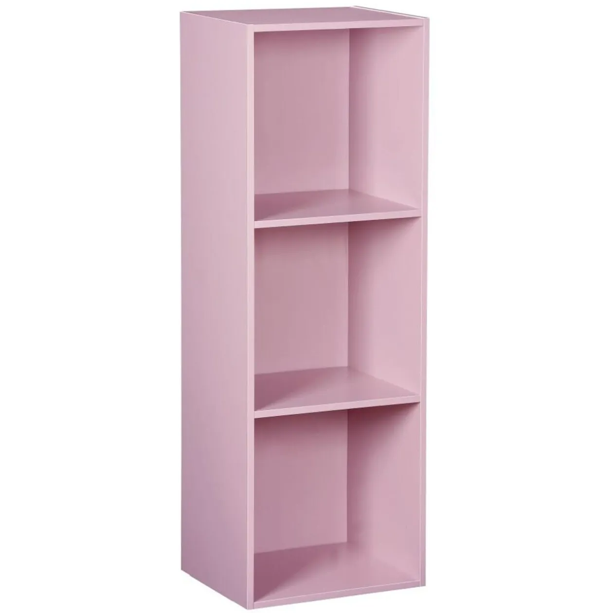 Structure Box Cube 3 cases 35,2x30x103,2cm bois rose