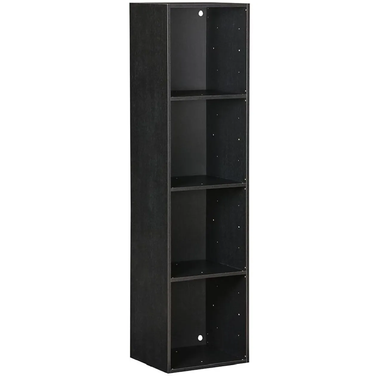 Structure Box Cube 4 cases 35,2x30x137,2cm bois noir